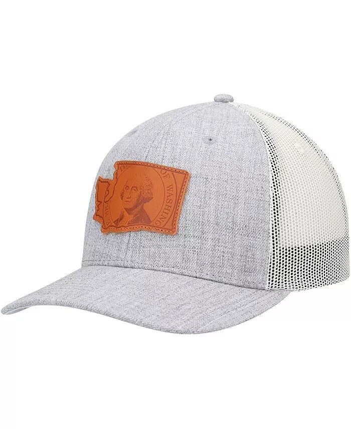 Мужская кепка Trucker Snapback из кожи цвета Вашингтона цвета Хизер серого цвета с нашивкой State Patch Local Crowns
Мужская кепка Trucker Snapback из кожи цвета Вашингтона цвета Хизер серого цвета с нашивкой State Patch Local Crowns