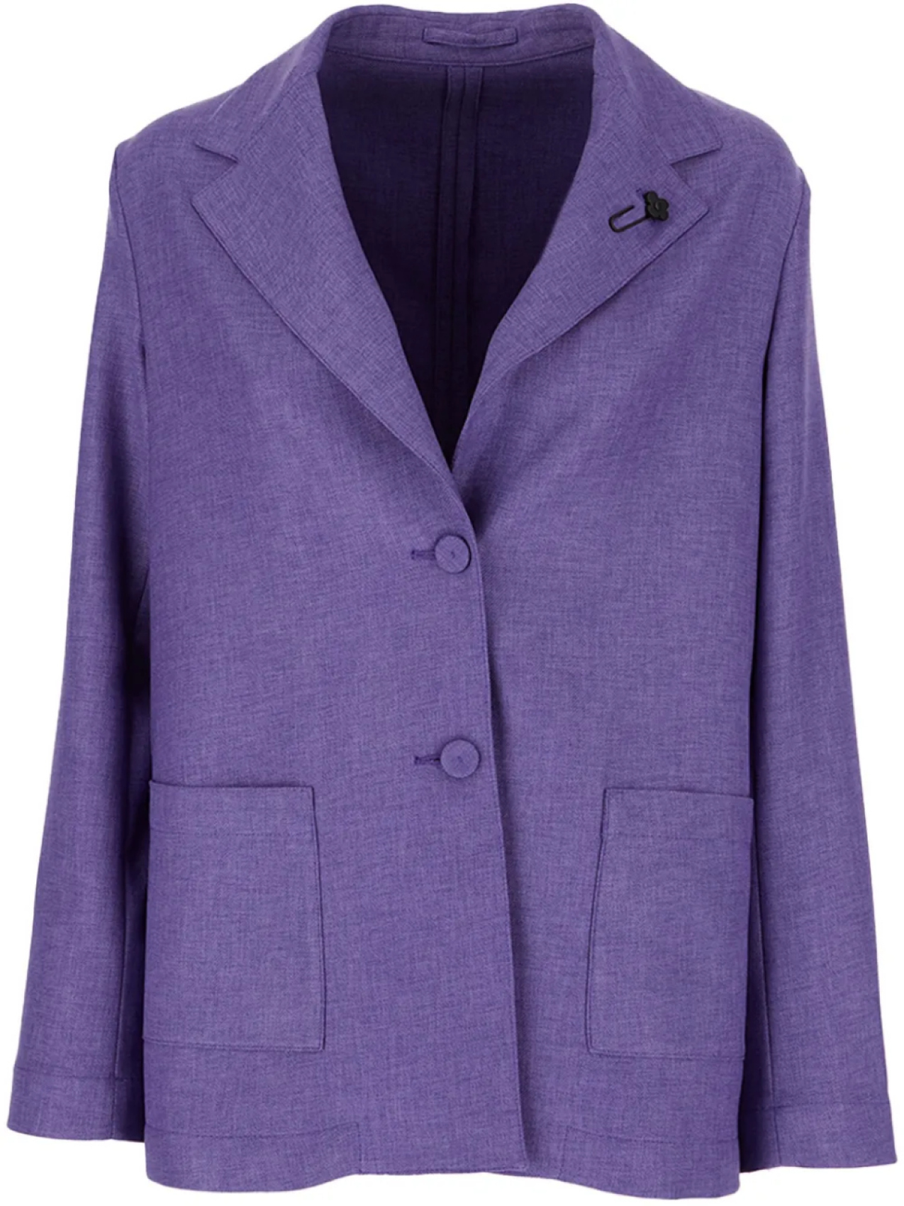 Пиджак Lardini с накладным карманом, фиолетовый 
Пиджак Lardini с накладным карманом, фиолетовый