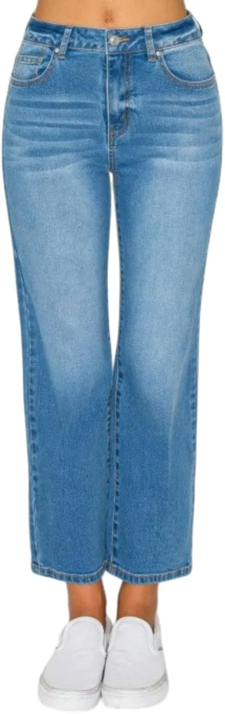 Джинсы SALT TREE Wax High Waisted Crop Straight Leg
Джинсы SALT TREE Wax High Waisted Crop Straight Leg
