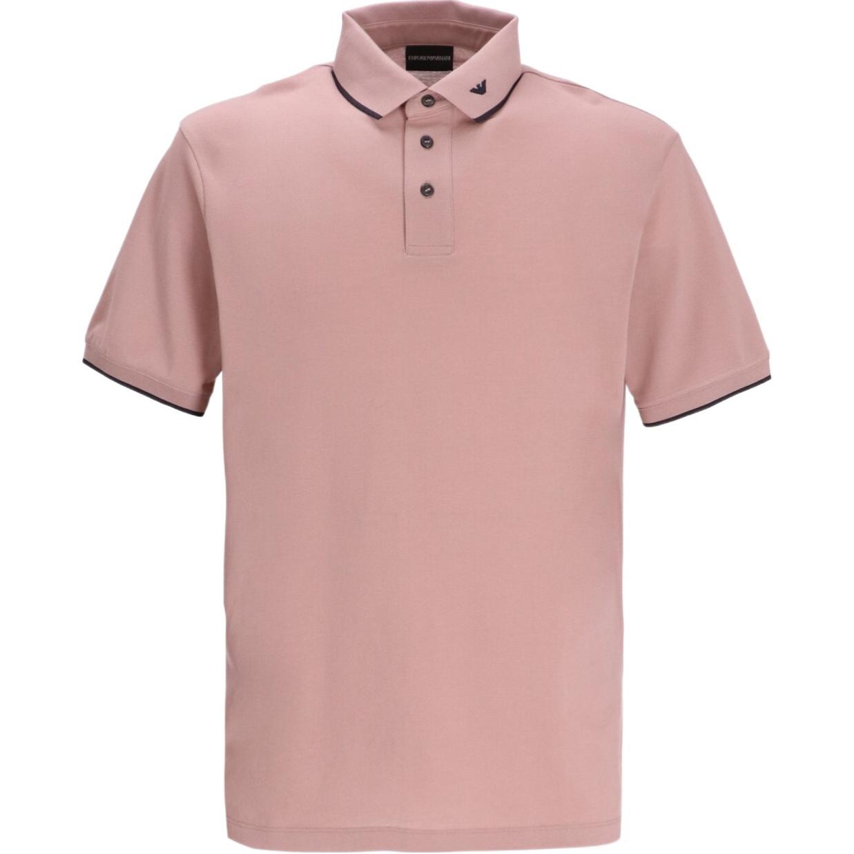 Поло с коротким рукавом и вышитым логотипом EMPORIO ARMANI, розовый
Поло с коротким рукавом и вышитым логотипом EMPORIO ARMANI, розовый