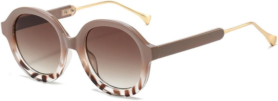 Панк-солнцезащитные очки круглые женские популярные модные градиентные солнцезащитные очки в стиле ретро с леопардовым принтом и защитой от УФ-излучения UV400 TYUVIVO, Brownleopard-brown
Панк-солнцезащитные очки круглые женские популярные модные градиентные солнцезащитные очки в стиле ретро с леопардовым принтом и защитой от УФ-излучения UV400 TYUVIVO, Brownleopard-brown