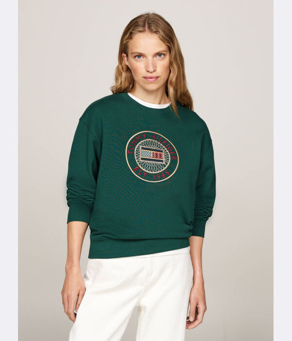 Свитшот женский Tommy Hilfiger с вышивкой, зеленый
Свитшот женский Tommy Hilfiger с вышивкой, зеленый