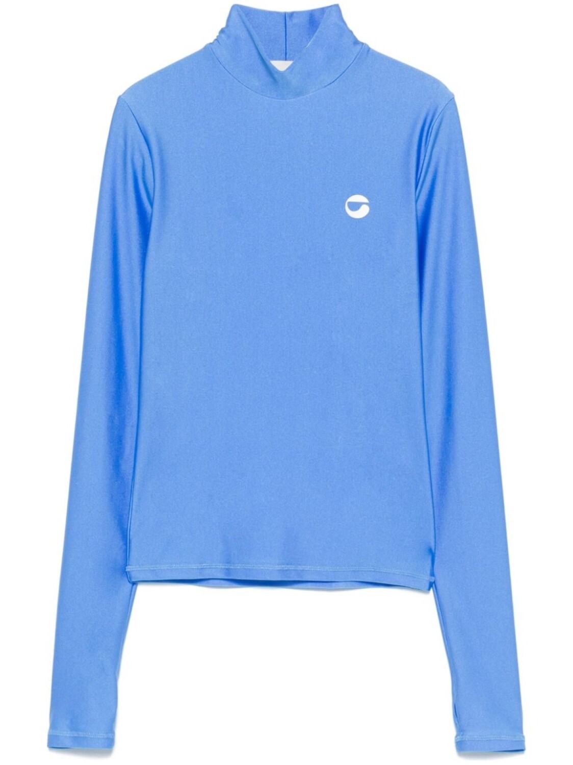 Coperni топ с высоким воротником, синий
Coperni топ с высоким воротником, синий