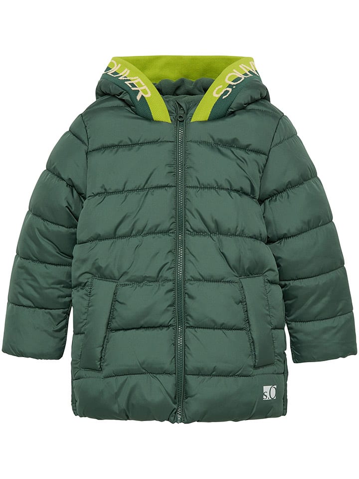 Стеганая куртка зеленого цвета s.Oliver
Стеганая куртка зеленого цвета s.Oliver