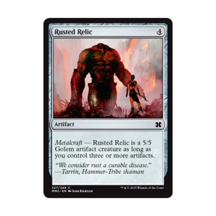 CCG Ржавая реликвия (С), MTG - Modern Masters 2015 
CCG Ржавая реликвия (С), MTG - Modern Masters 2015