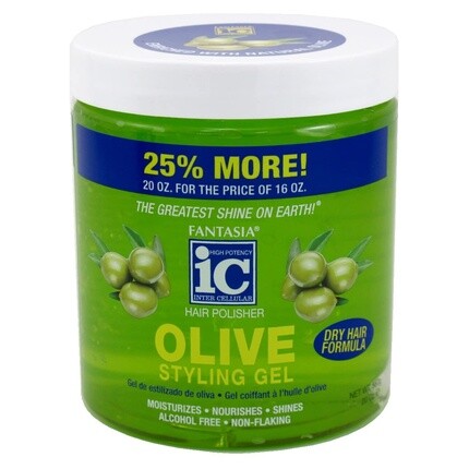 Гель-бонус для укладки волос с оливковым маслом для сухих волос, 20 унций Fantasia
Гель-бонус для укладки волос с оливковым маслом для сухих волос, 20 унций Fantasia