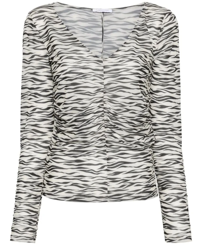 Футболка с длинными рукавами и зебровым принтом Patrizia Pepe, мультиколор
Футболка с длинными рукавами и зебровым принтом Patrizia Pepe, мультиколор