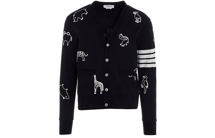 THOM BROWNE Трикотажный свитер мужской морской синий
THOM BROWNE Трикотажный свитер мужской морской синий