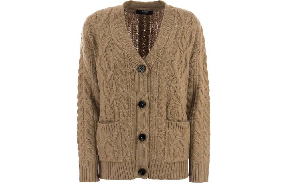 Трикотажный джемпер женский Camel WEEKEND MaxMara 
Трикотажный джемпер женский Camel WEEKEND MaxMara