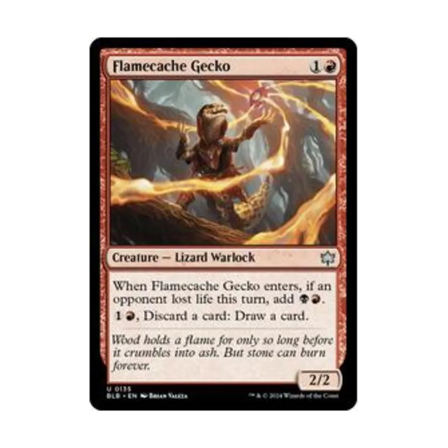 CCG Огненный геккон (U), MTG - Bloomburrow
CCG Огненный геккон (U), MTG - Bloomburrow