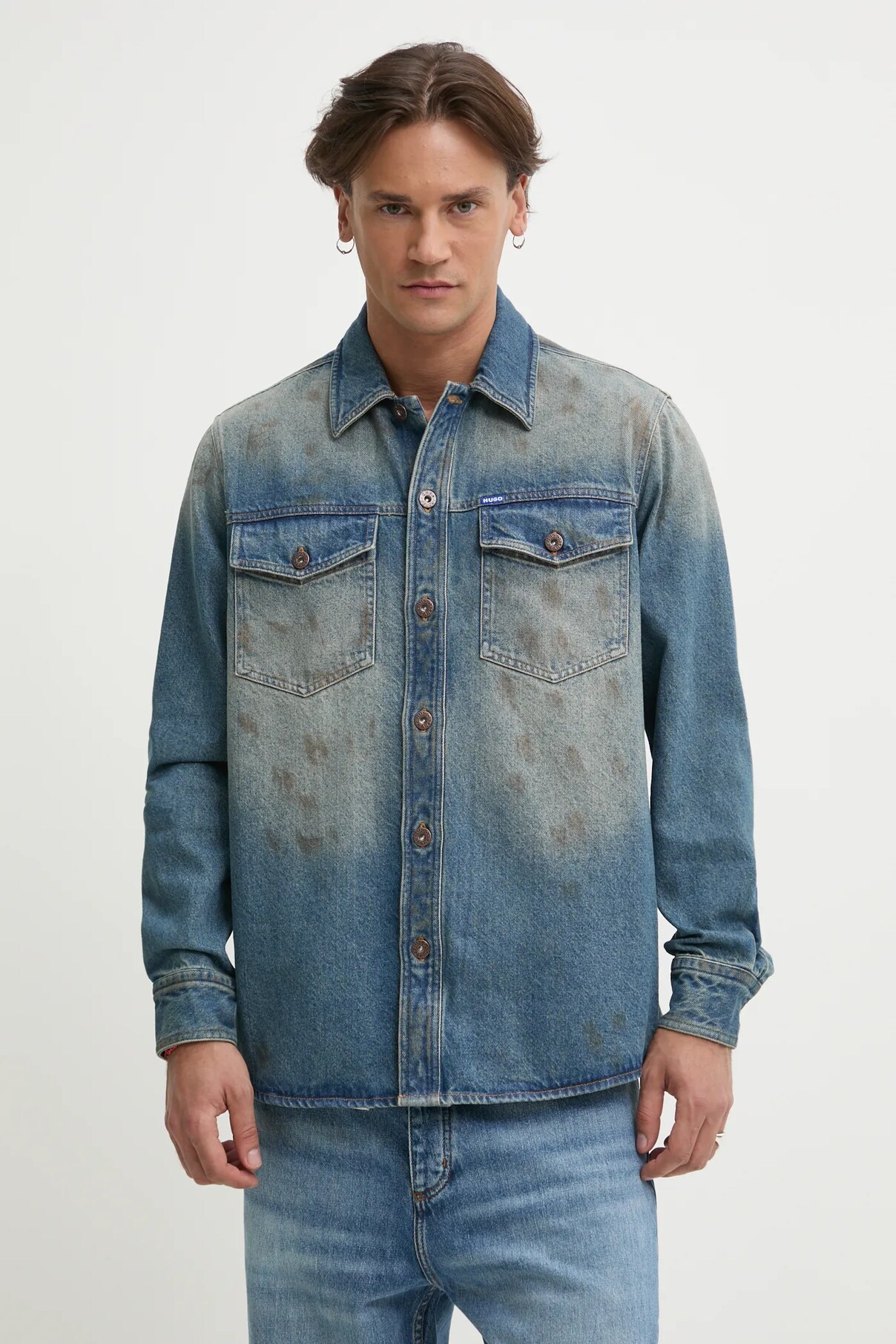 Джинсовая рубашка Hugo Blue, темно-синий
Джинсовая рубашка Hugo Blue, темно-синий