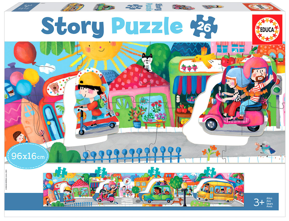 Educa, пазл, Городская техника (панорама), 26 шт.
Educa, пазл, Городская техника (панорама), 26 шт.