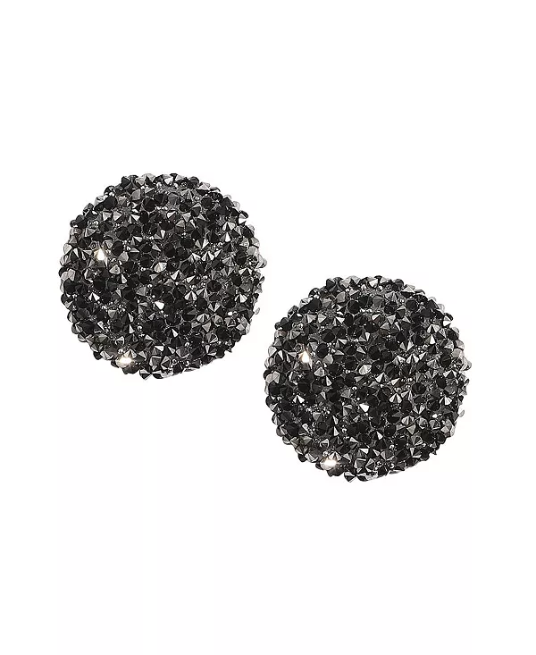 Декоративные серьги-гвоздики круглой формы Sohi, black
Декоративные серьги-гвоздики круглой формы Sohi, black