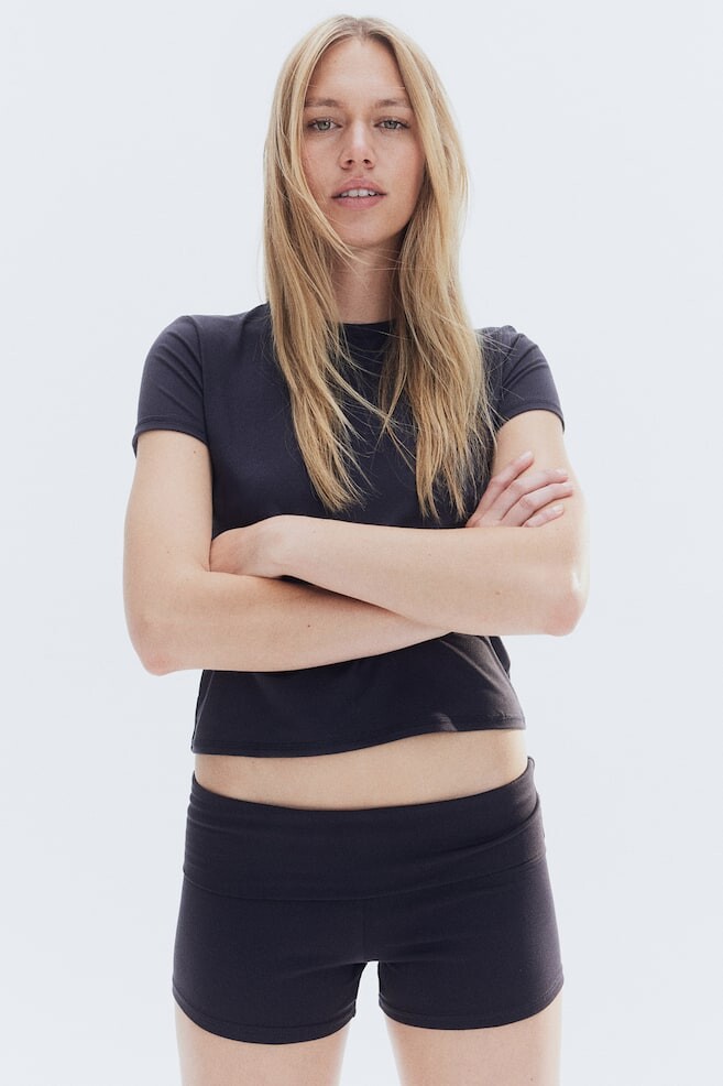 Шорты из джерси H&M, черный
Шорты из джерси H&M, черный