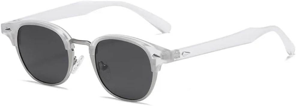 Солнцезащитные очки с защитой UV400 | Овальные линзы в стиле панк с заклепками | Для женщин и мужчин | Для занятий спортом на открытом воздухе и вождения DSVIGF, Transparent Grey
Солнцезащитные очки с защитой UV400 | Овальные линзы в стиле панк с заклепками | Для женщин и мужчин | Для занятий спортом на открытом воздухе и вождения DSVIGF, Transparent Grey