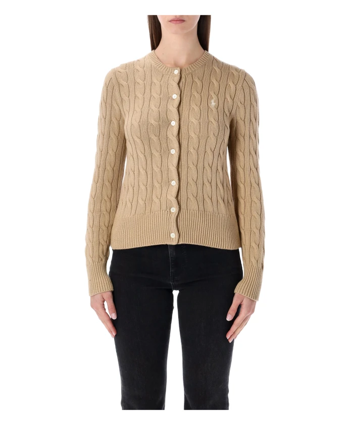 Классический кардиган с косами Polo Ralph Lauren, бежевый
Классический кардиган с косами Polo Ralph Lauren, бежевый