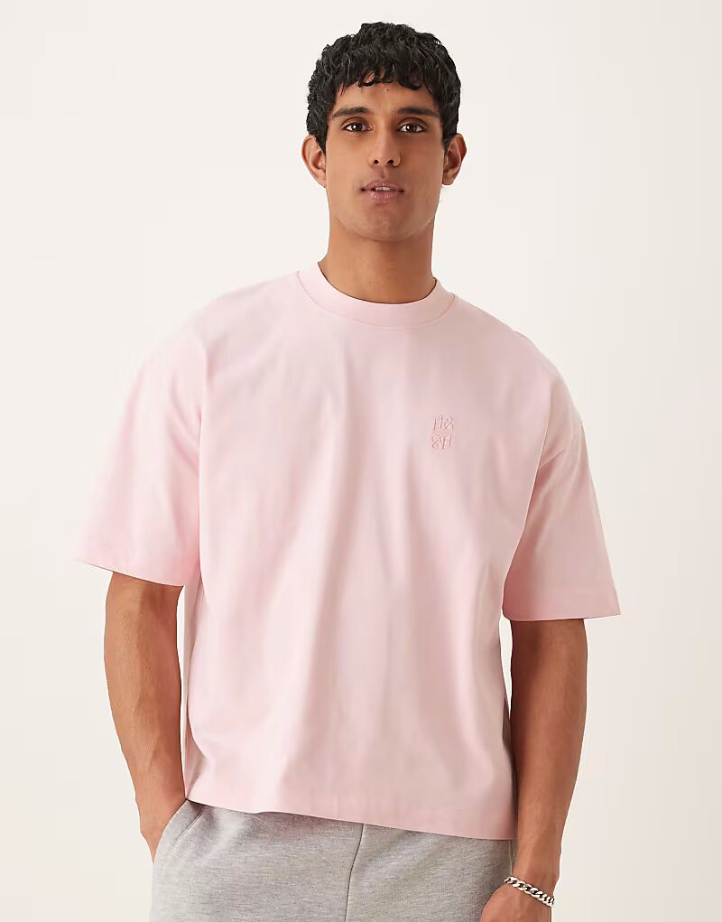 Футболка свободного кроя ASOS DESIGN плотная, розового цвета, 300 г/м²
Футболка свободного кроя ASOS DESIGN плотная, розового цвета, 300 г/м²