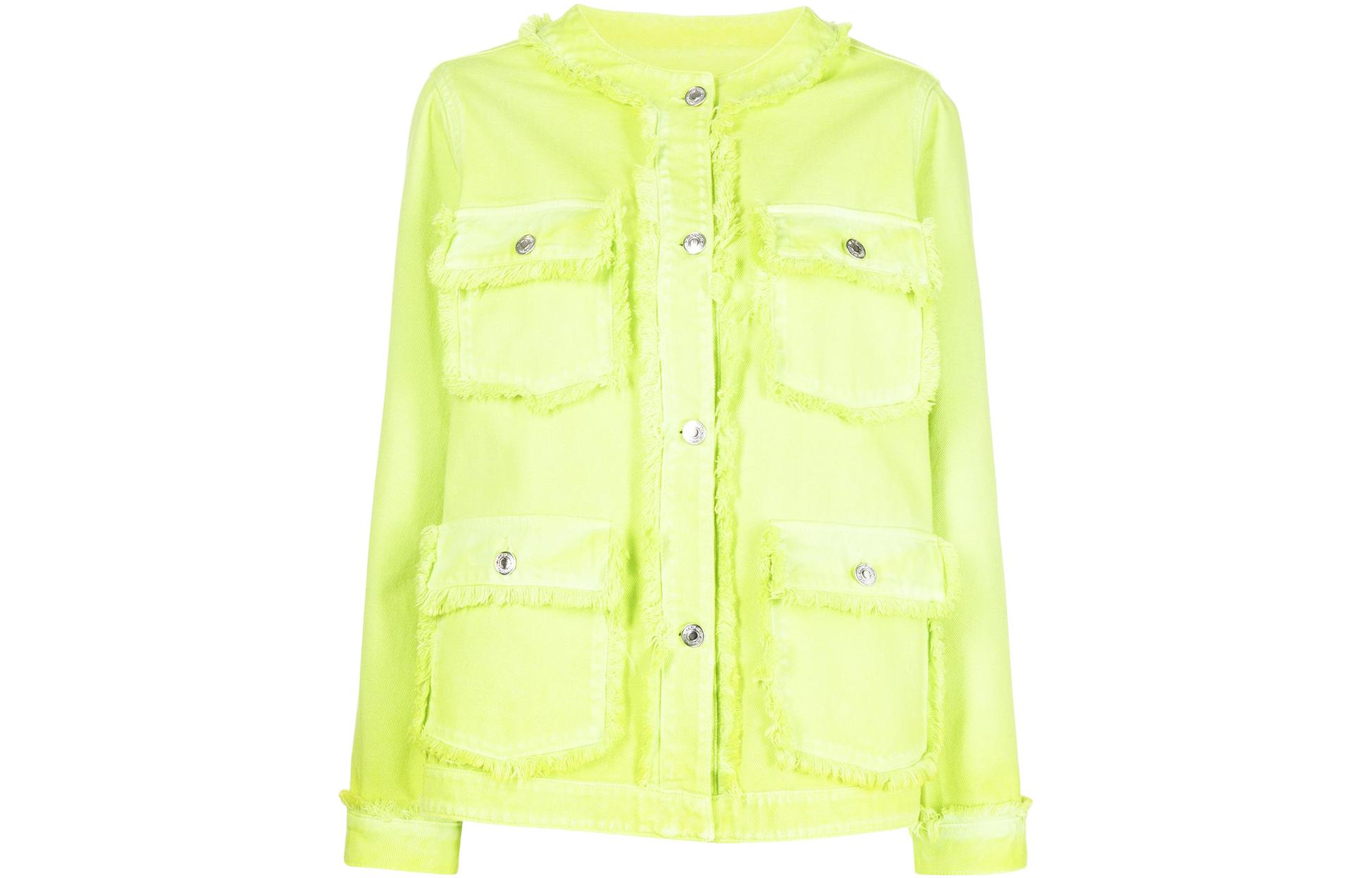 MSGM Желтая джинсовая куртка для женщин
MSGM Желтая джинсовая куртка для женщин