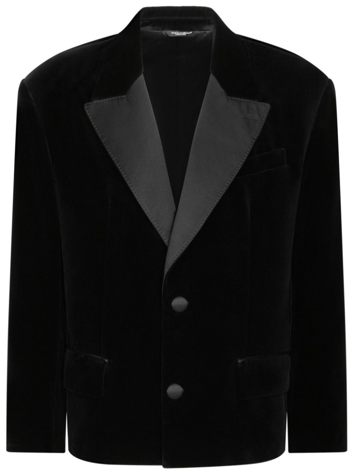 Dolce & Gabbana однобортный пиджак, черный 
Dolce & Gabbana однобортный пиджак, черный
