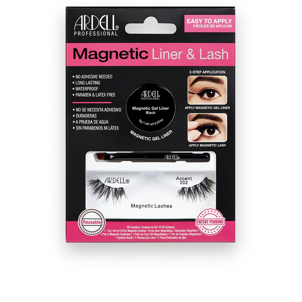 Накладные ресницы Magnetic Liner & Lash Accent Pestañas #002 + Gel Liner Ardell, 3 шт
Накладные ресницы Magnetic Liner & Lash Accent Pestañas #002 + Gel Liner Ardell, 3 шт