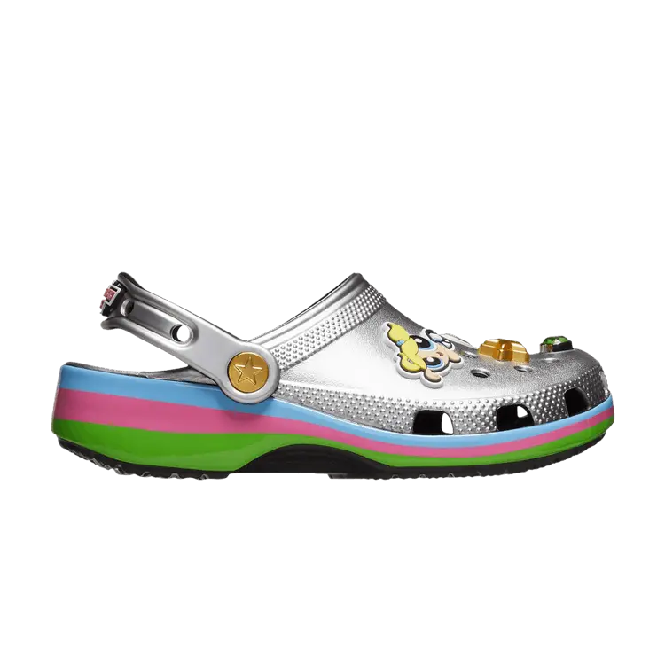 Кроссовки Crocs The Powerpuff Girls x Classic Clog Kids Metallic Silver, серебряный
Кроссовки Crocs The Powerpuff Girls x Classic Clog Kids Metallic Silver, серебряный