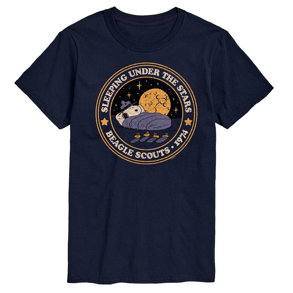 Футболка с рисунком Big & Tall Peanuts Beagle Scouts Under The Stars Licensed Character, темно-синий
Футболка с рисунком Big & Tall Peanuts Beagle Scouts Under The Stars Licensed Character, темно-синий