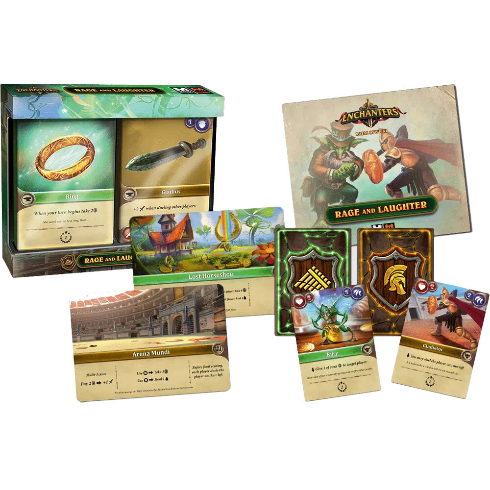Настольная игра Mythic Games Enchanters: Rage & Laughter Expansion
Настольная игра Mythic Games Enchanters: Rage & Laughter Expansion