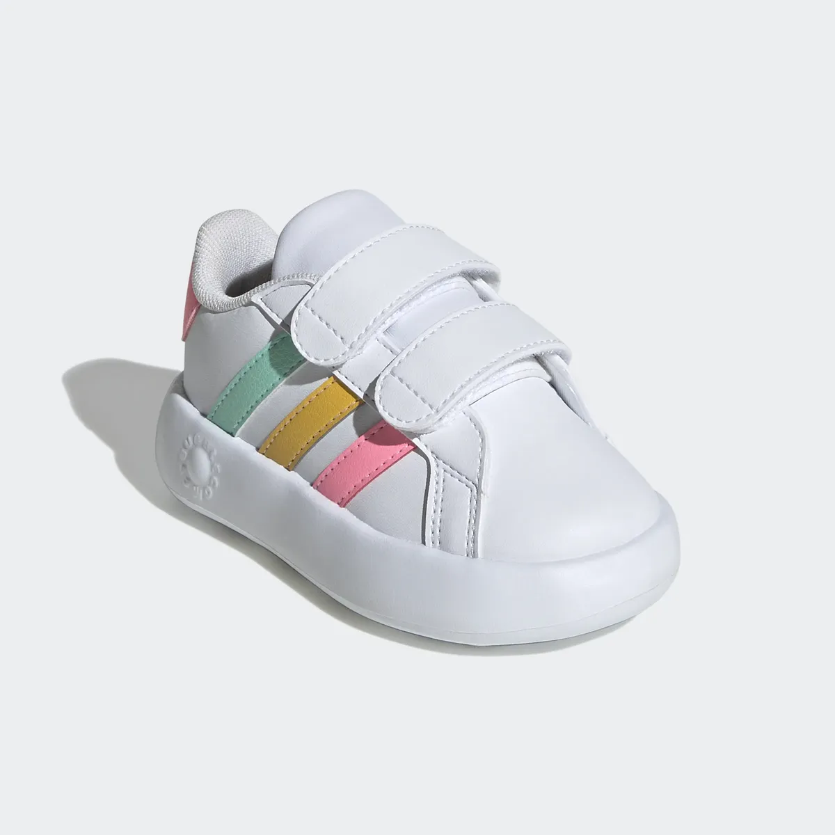 Adidas Sportswear Кроссовки на липучке "GRAND COURT 2.0 KIDS" для малышей, цвет Cloud White / Pulse Mint / Beam Pink
Adidas Sportswear Кроссовки на липучке "GRAND COURT 2.0 KIDS" для малышей, цвет Cloud White / Pulse Mint / Beam Pink