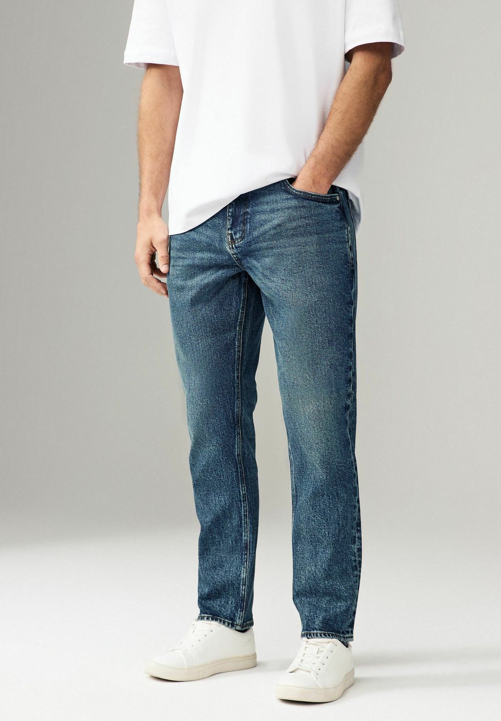 Джинсы прямого покроя VINTAGE STRETCH AUTHENTIC Next, синий 
Джинсы прямого покроя VINTAGE STRETCH AUTHENTIC Next, синий