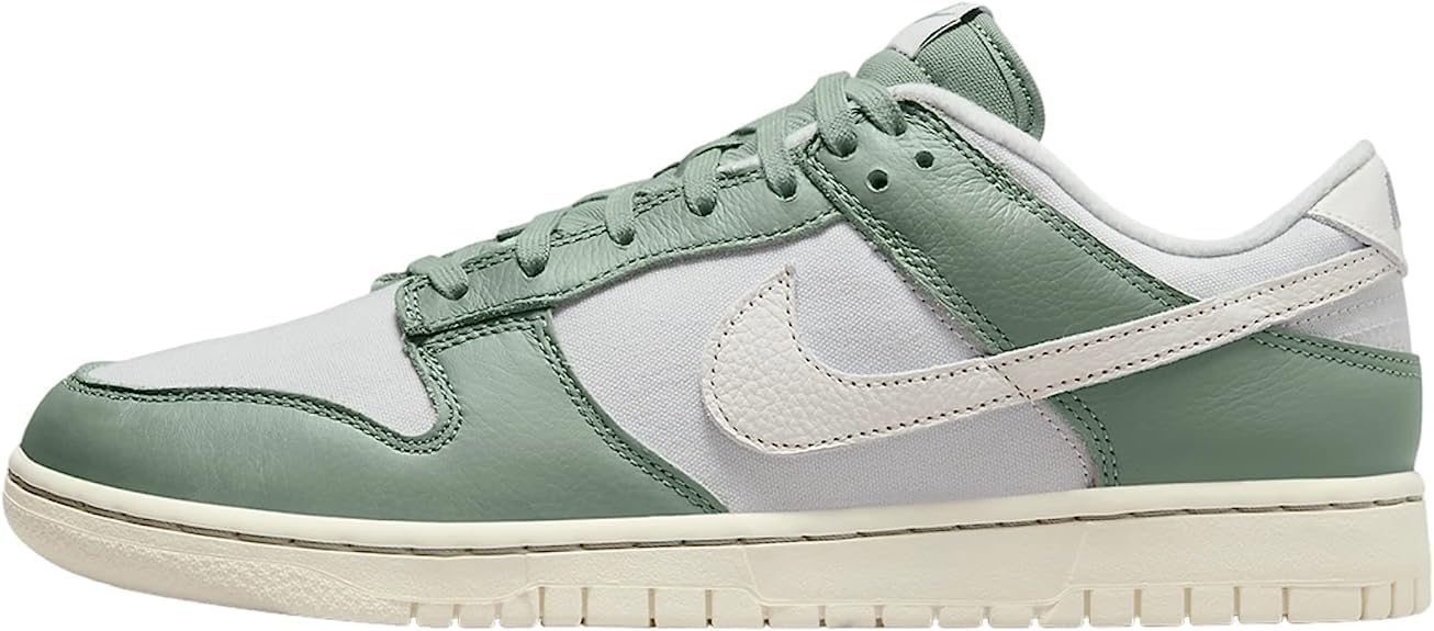 Nike Mens Dunk Basso Retro, Mica Green Sail Photon Powder
Nike Mens Dunk Basso Retro, Mica Green Sail Photon Powder