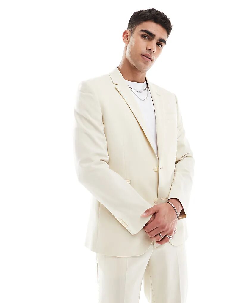 Пиджак ASOS DESIGN обычного цвета
Пиджак ASOS DESIGN обычного цвета