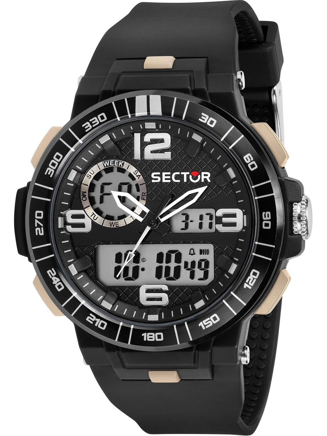 SECTOR Цифровые часы в черном цвете
SECTOR Цифровые часы в черном цвете