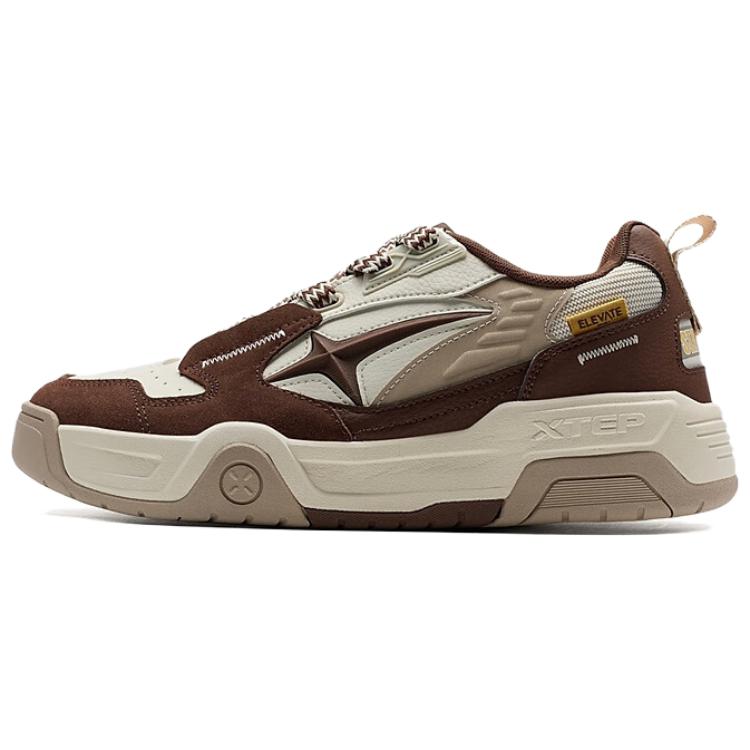 XTEP Износостойкие нескользящие низкие кроссовки для скейтбординга, мужские, коричневые, бежевые
XTEP Износостойкие нескользящие низкие кроссовки для скейтбординга, мужские, коричневые, бежевые