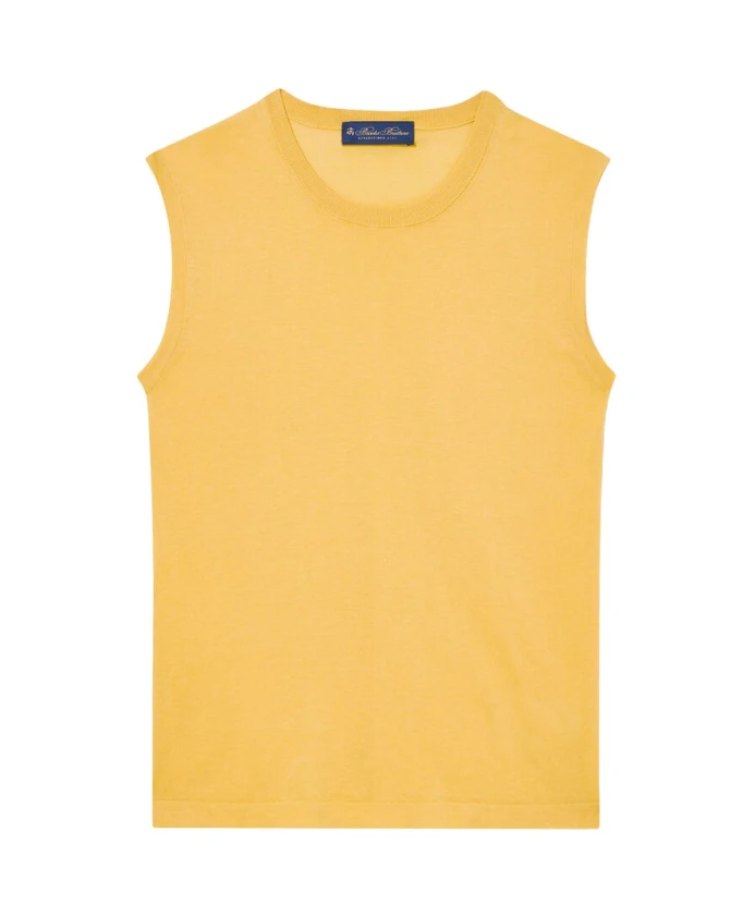 Топ из шелковой смеси Brooks Brothers, желтый
Топ из шелковой смеси Brooks Brothers, желтый