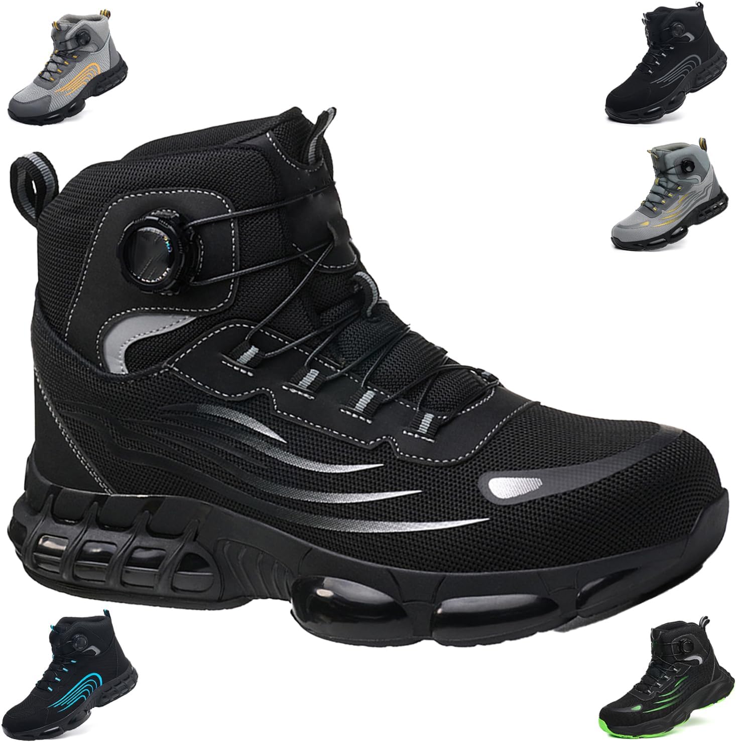 Рабочие ботинки Nibconce 2025 для мужчин с защитным стальным и композитным носком, легкие, с широкой посадкой, противоскользящие
Рабочие ботинки Nibconce 2025 для мужчин с защитным стальным и композитным носком, легкие, с широкой посадкой, противоскользящие