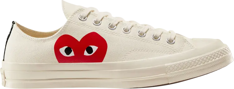 Кроссовки Comme des Garçons Play x Chuck 70 Low 'Milk' 2023, кремовый, Бежевый, Кроссовки Comme des Garçons Play x Chuck 70 Low 'Milk' 2023, кремовый
Кроссовки Comme des Garçons Play x Chuck 70 Low 'Milk' 2023, кремовый, Бежевый, Кроссовки Comme des Garçons Play x Chuck 70 Low 'Milk' 2023, кремовый