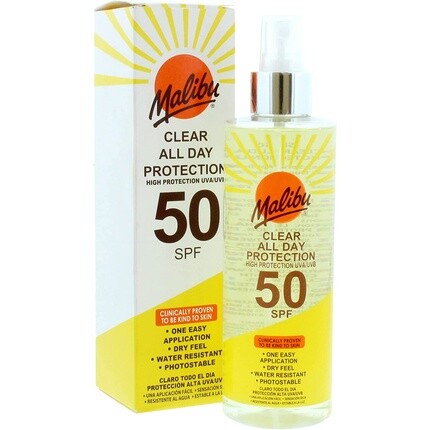 Malibu Солнцезащитный спрей Sun Spf 50 Clear Sunscreen High Protection Dry Feel Water Resistant 250 мл
Malibu Солнцезащитный спрей Sun Spf 50 Clear Sunscreen High Protection Dry Feel Water Resistant 250 мл