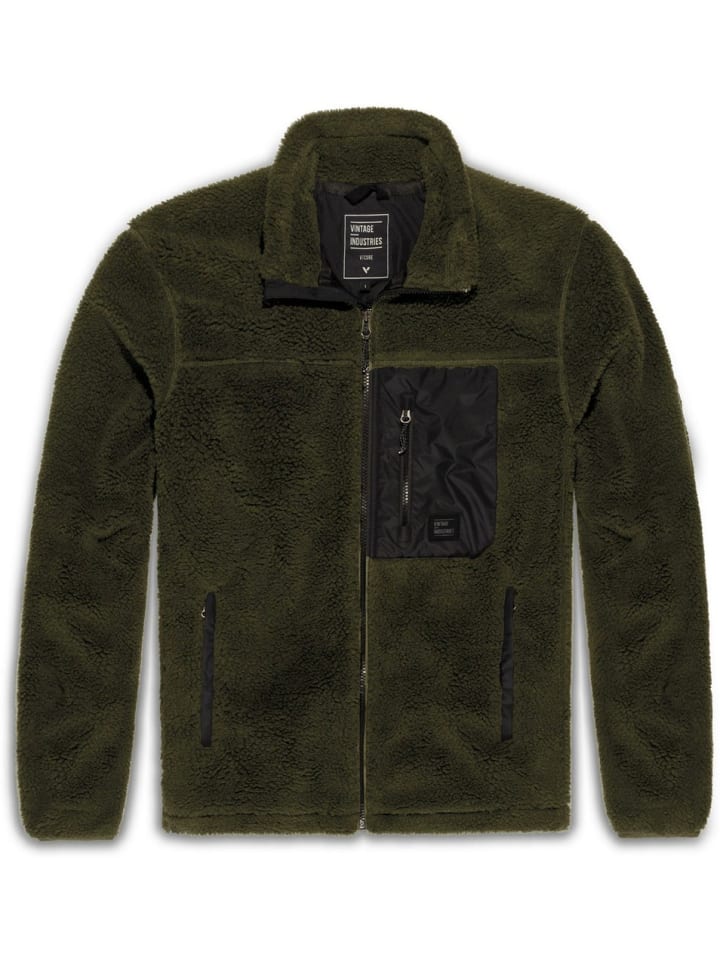 Флисовая куртка Vintage Industries, зеленый 
Флисовая куртка Vintage Industries, зеленый