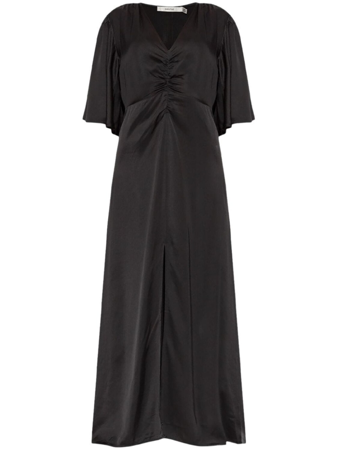 Gestuz длинное платье с v-образным вырезом, черный
Gestuz длинное платье с v-образным вырезом, черный