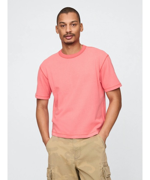 Футболка укороченная плотная с коротким рукавом унисекс GAP, розовый
Футболка укороченная плотная с коротким рукавом унисекс GAP, розовый