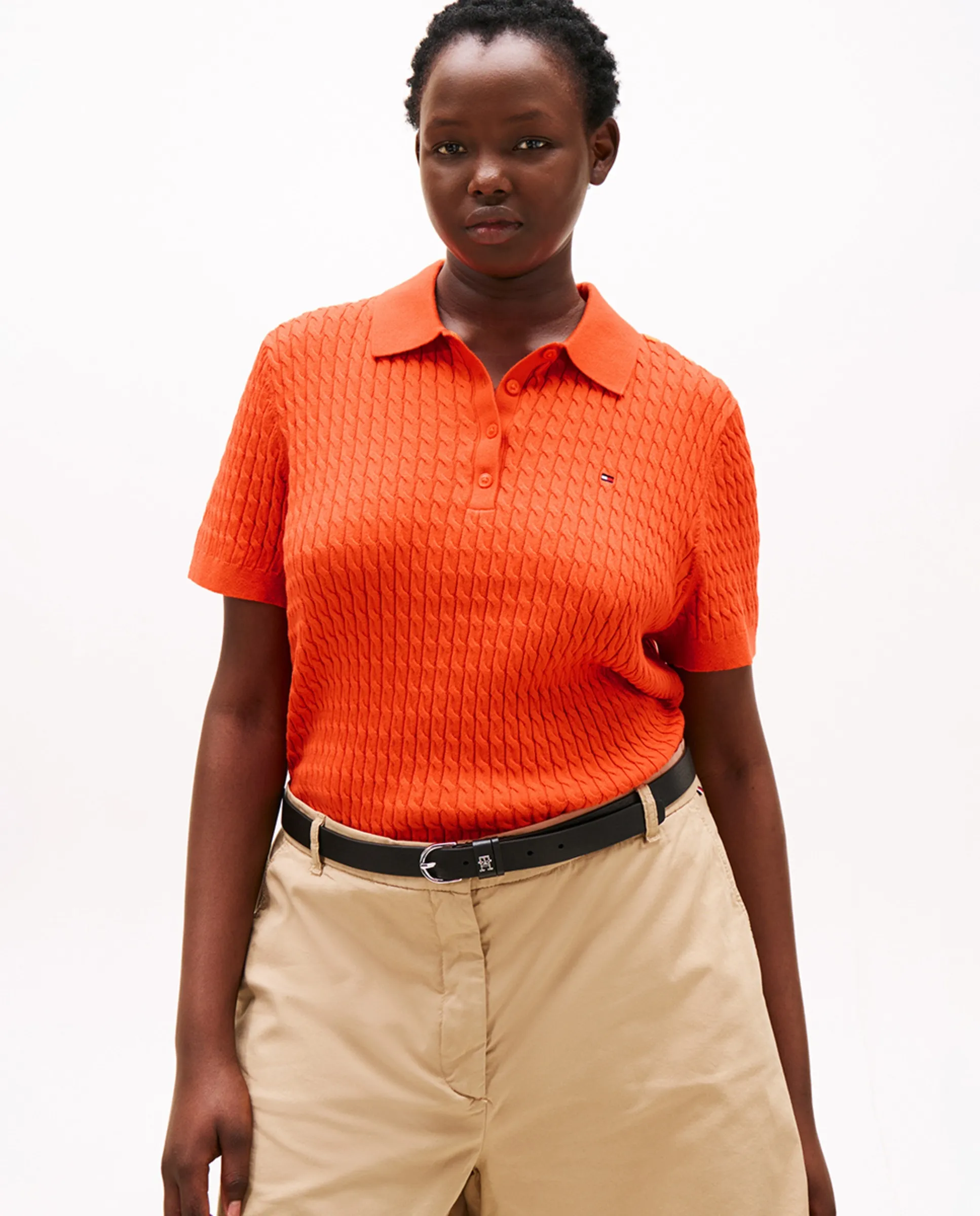 Женский джемпер Curve вязаный поло Tommy Hilfiger, оранжевый
Женский джемпер Curve вязаный поло Tommy Hilfiger, оранжевый