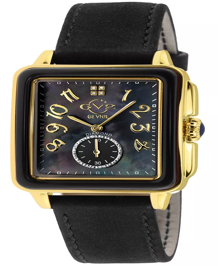 Женские часы Bari с эмалевым циферблатом, швейцарским кварцевым механизмом и итальянским черным кожаным ремешком, 34 мм Gevril, Позолоченный, Женские часы Bari с эмалевым циферблатом, швейцарским кварцевым механизмом и итальянским черным кожаным ремешком,
Женские часы Bari с эмалевым циферблатом, швейцарским кварцевым механизмом и итальянским черным кожаным ремешком, 34 мм Gevril, Позолоченный, Женские часы Bari с эмалевым циферблатом, швейцарским кварцевым механизмом и итальянским черным кожаным ремешком,