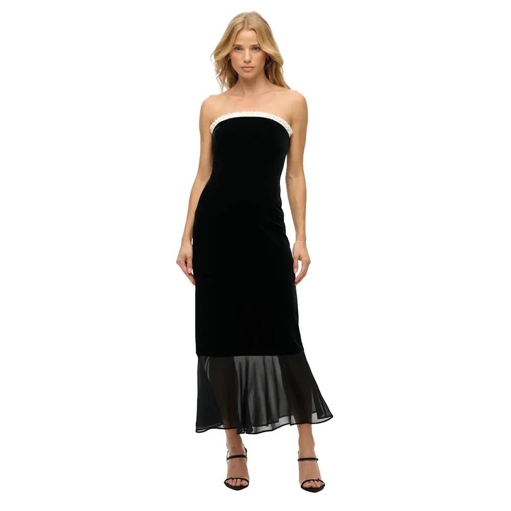 Платье Superdry LBD Velvet Strapless long, черный
Платье Superdry LBD Velvet Strapless long, черный