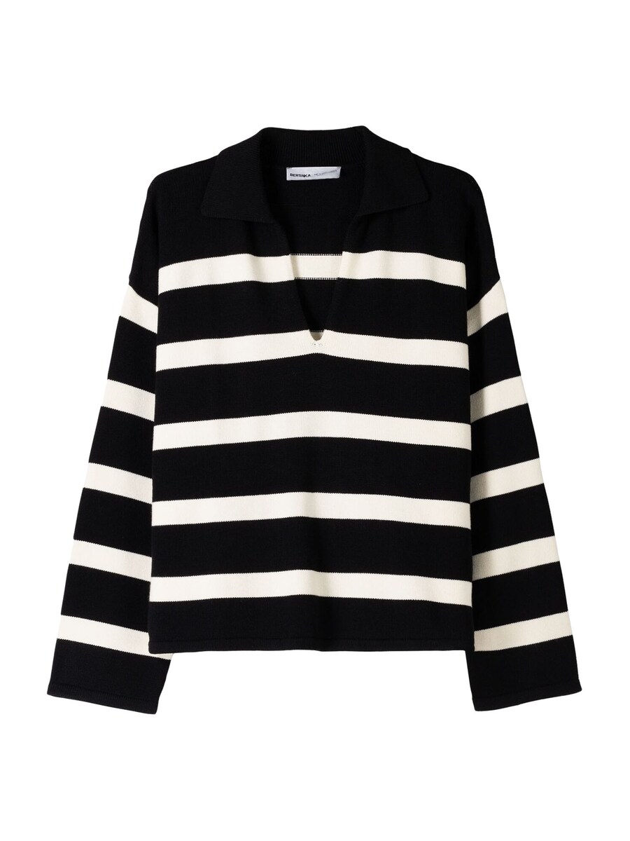 Свитер Bershka, черный
Свитер Bershka, черный