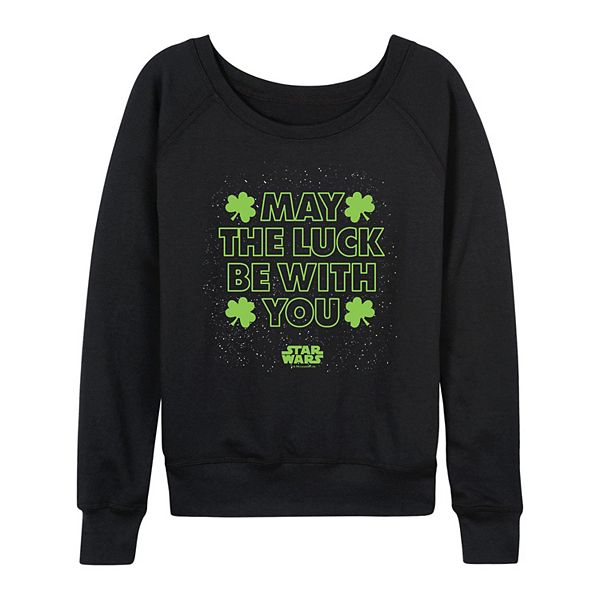 Женская футболка с длинным рукавом May the Luck Be with You из французского флиса Star Wars
Женская футболка с длинным рукавом May the Luck Be with You из французского флиса Star Wars