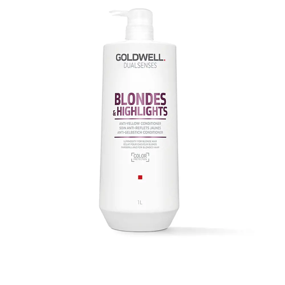 Кондиционер для волос Blondes & highlights anti-yellow conditioner Goldwell, 1000 мл.
Кондиционер для волос Blondes & highlights anti-yellow conditioner Goldwell, 1000 мл.