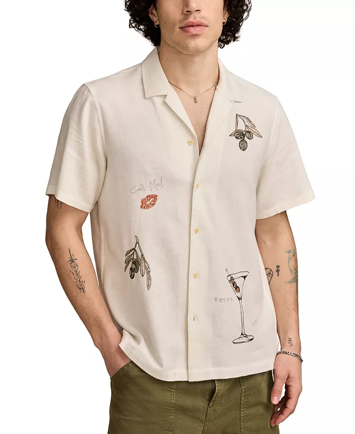 Мужская графическая рубашка на пуговицах с коротким рукавом Vice Camp Lucky Brand, мультиколор
Мужская графическая рубашка на пуговицах с коротким рукавом Vice Camp Lucky Brand, мультиколор