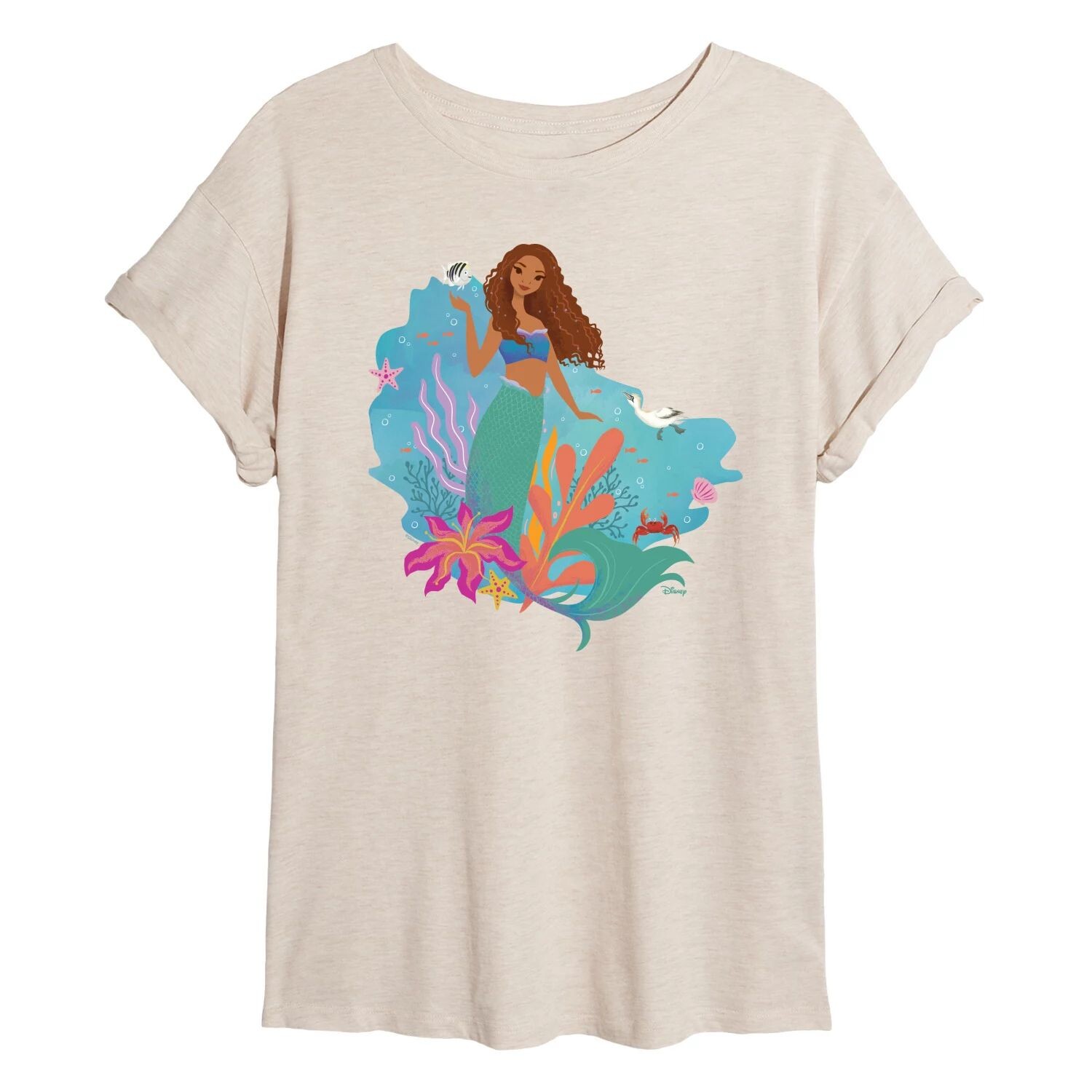 Детская струящаяся футболка Disney's The Little Mermaid Ariel с графическим рисунком Licensed Character, бежевый
Детская струящаяся футболка Disney's The Little Mermaid Ariel с графическим рисунком Licensed Character, бежевый