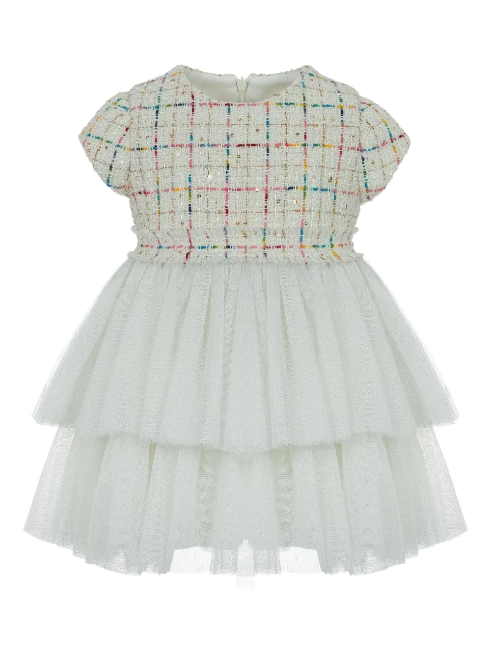 Твидовое платье с пайетками Lapin House, белый
Твидовое платье с пайетками Lapin House, белый