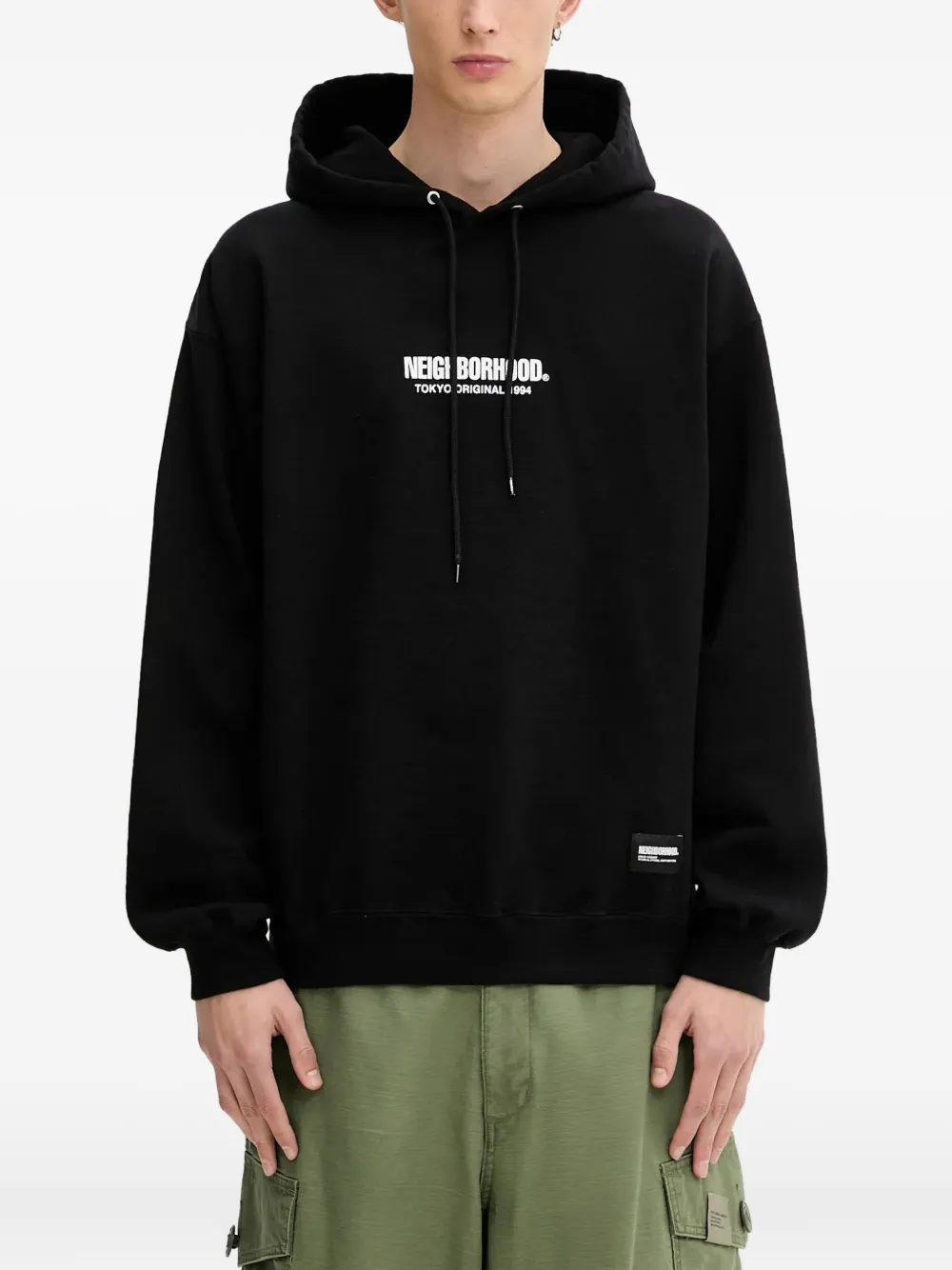 Худи с логотипом Neighborhood, черный
Худи с логотипом Neighborhood, черный